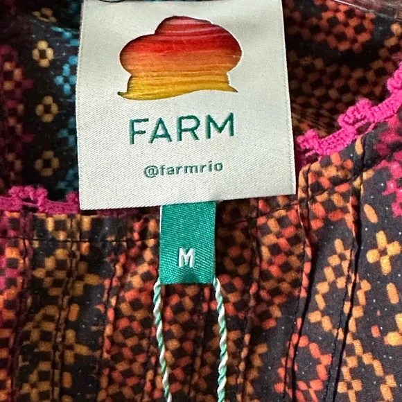 FARM Rio Multicolor Ruffle Blouse - Picture 3 of 4